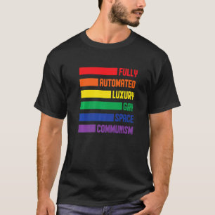 Volledig geautomatiseerd Luxemburgs ruimtecommunis T-shirt