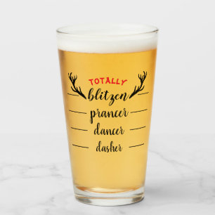 Volledig geblitzen kerstkaartenglas glas