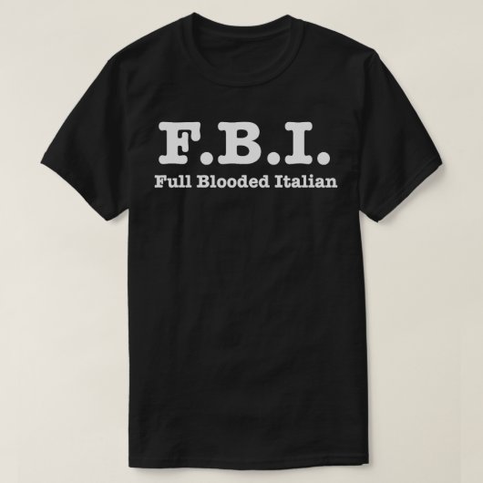 Volledig geblust Italiaans T-shirt (Design voorkant)