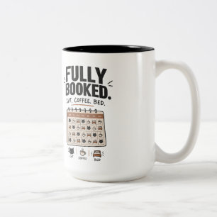 Volledig Geboekte Kat Koffie Bed Gezellige Mok Ont