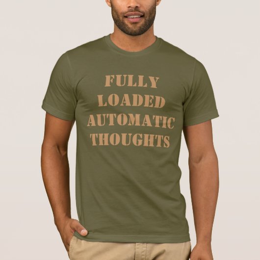 VOLLEDIG GELADEN AUTOMATISCHE DICHTEN T-SHIRT (Voorkant)