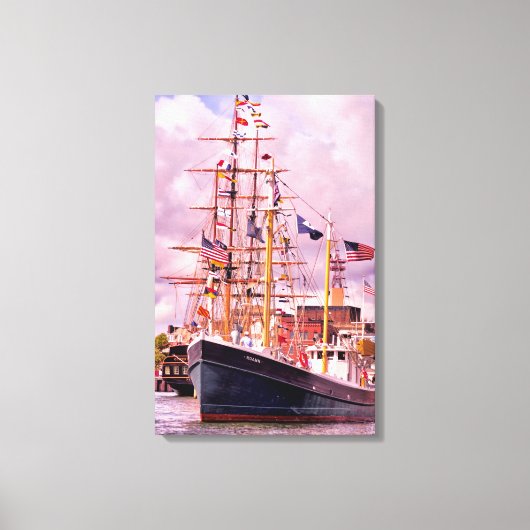 Volledig gemarkeerd canvas afdruk (Voorkant)