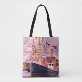 Volledig gemarkeerd tote bag (Voorkant)