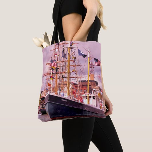 Volledig gemarkeerd tote bag (Dichtbij)
