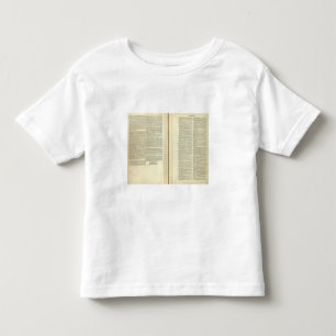 Volledig genealogisch, historisch, chronologisch kinder shirts