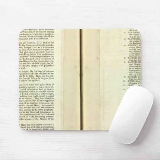 Volledig genealogisch, historisch, chronologisch muismat (Met muis)