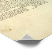 Volledig genealogisch, historisch, chronologisch poster (Hoek)