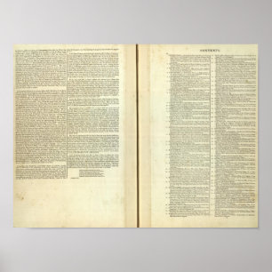 Volledig genealogisch, historisch, chronologisch poster