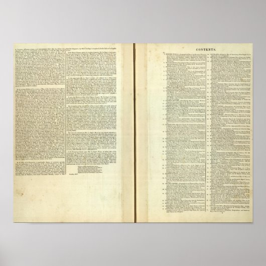 Volledig genealogisch, historisch, chronologisch poster (Voorkant)