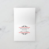 Volledig Gepersonaliseerd bruiloft gefeliciteerd K Kaart (Binnen)