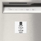 Volledig Gepersonaliseerd Keep Calm En Jouw Tekst Magneet (Insitu (Vaatwasser))