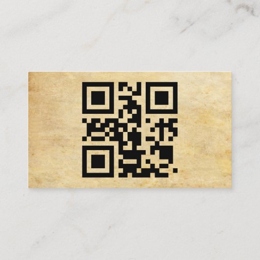 Volledig gepersonaliseerd kies achtergrond x11 QR Visitekaartje (Achterkant)