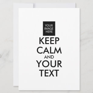 Volledig Gepersonaliseerde KEEP CALM en JOUW TEKST