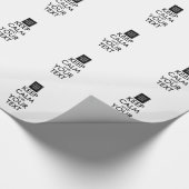 Volledig Gepersonaliseerde KEEP CALM en JOUW TEKST Cadeaupapier (Hoek)