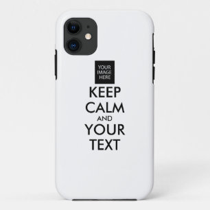 Volledig Gepersonaliseerde KEEP CALM en JOUW TEKST Case-Mate iPhone Case