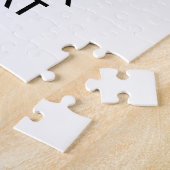 Volledig Gepersonaliseerde KEEP CALM en JOUW TEKST Legpuzzel (Zijkant)