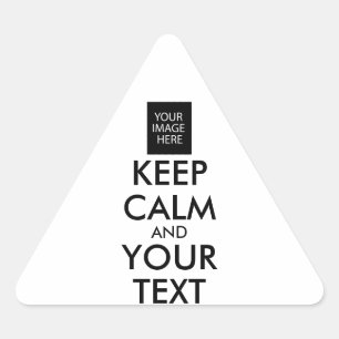 Volledig Gepersonaliseerde KEEP CALM en JOUW TEKST Sticker