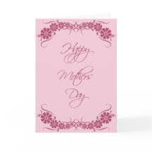 Volledig gepersonaliseerde mooie Moederdag-kaart