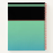 Volledig Gepersonaliseerde Retro Strip Superheld T Notitieboek (Achterkant)