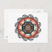 Volledig geschikt briefkaart (Voorkant / Achterkant)