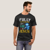 Volledig gevaccineerd door het bloed van het Jezus T-shirt (Voorkant volledig)