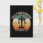 Volledig gevaccineerd door het bloed van Jezus Chr Kaart (Gele Bloem)