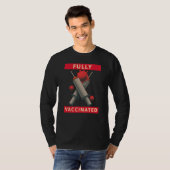 Volledig gevaccineerd - ingeënt t-shirt (Voorkant volledig)