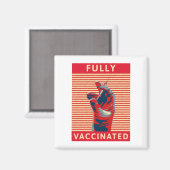 Volledig gevaccineerd magneet (Voorkant / Achterkant)