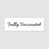Volledig gevaccineerd naamplaatje (Voorkant)