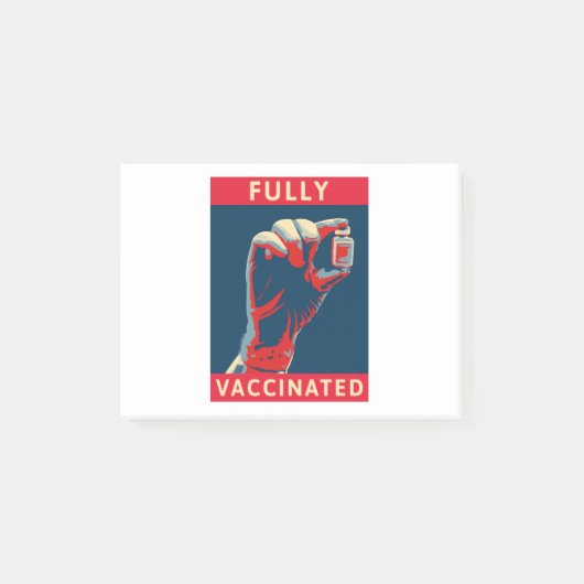 Volledig gevaccineerd post-it® notes (Voorkant)