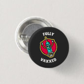 Volledig gevaccineerd ronde button 3,2 cm (Voorkant /achterkant)