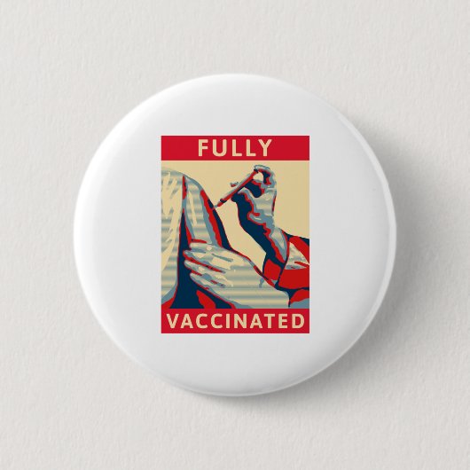 Volledig gevaccineerd ronde button 5,7 cm (Voorkant)