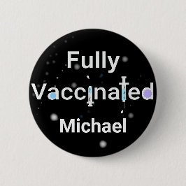 Volledig gevaccineerd ronde button 5,7 cm