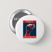 Volledig gevaccineerd ronde button 5,7 cm (Voorkant /achterkant)