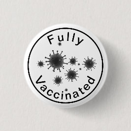 Volledig gevaccineerd tegen Covid 19 Button
