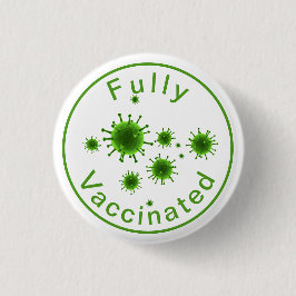 Volledig gevaccineerd tegen Covid 19 Button