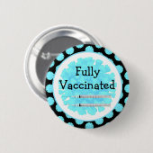 Volledig gevaccineerd tegen Covid-19 Knop Ronde Button 5,7 Cm (Voorkant /achterkant)