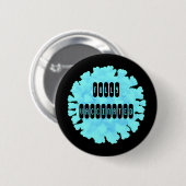 Volledig gevaccineerd tegen Covid 19 Knop Ronde Button 5,7 Cm (Voorkant /achterkant)