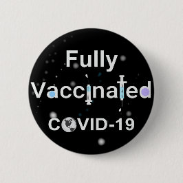 Volledig gevaccineerd tegen COVID-19 Ronde Button 5,7 Cm