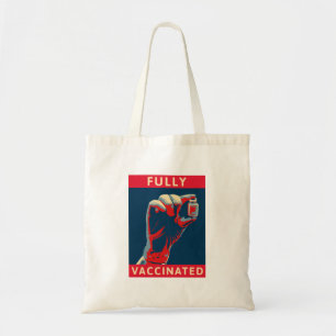 Volledig gevaccineerd tote bag