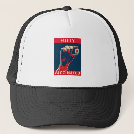 Volledig gevaccineerd trucker pet (Voorkant)
