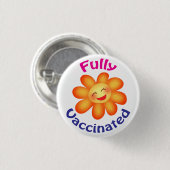 Volledig gevaccineerde Button (Voorkant /achterkant)