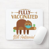 Volledig gevaccineerde nog antisociale slaapsleuf muismat (Met muis)