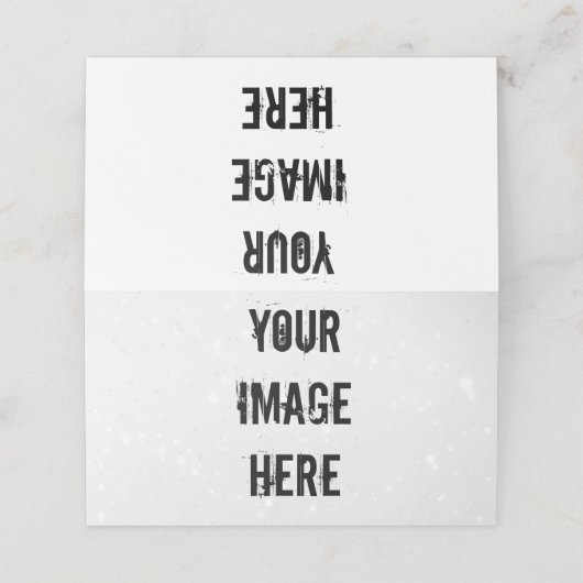 Volledig , gevouwen kaart plaatskaartje (Buitenkant ongevouwen)