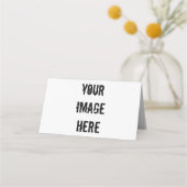 Volledig , gevouwen kaart plaatskaartje (Achterkant)