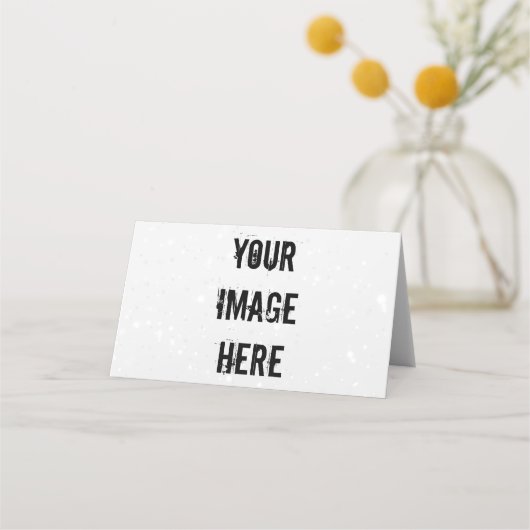 Volledig , gevouwen kaart plaatskaartje (Voorkant)