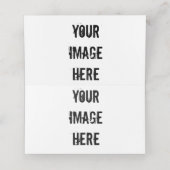 Volledig , gevouwen kaart plaatskaartje (Binnenkant ongevouwen)