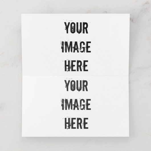 Volledig , gevouwen kaart plaatskaartje (Binnenkant ongevouwen)