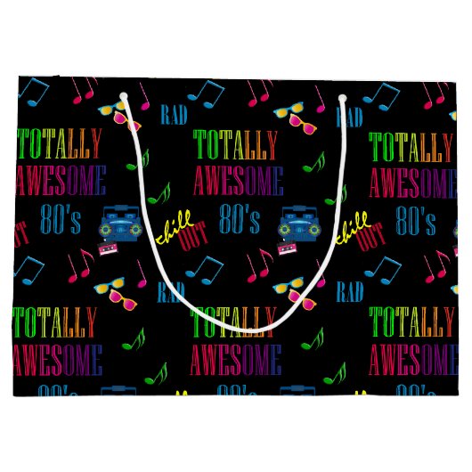 Volledig Geweldige 80-partijentas met grote cadeau Groot Cadeauzakje (Achterkant)