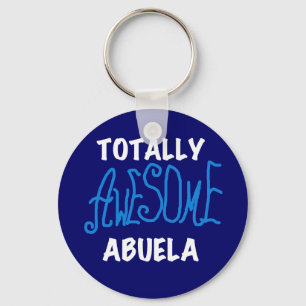 Volledig Geweldige Abuela Blue Tshirts en Gifts Sleutelhanger